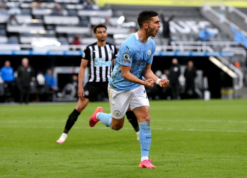 Manchester Citys Ferran Torres erzielte drei Treffer gegen Newcastle United.