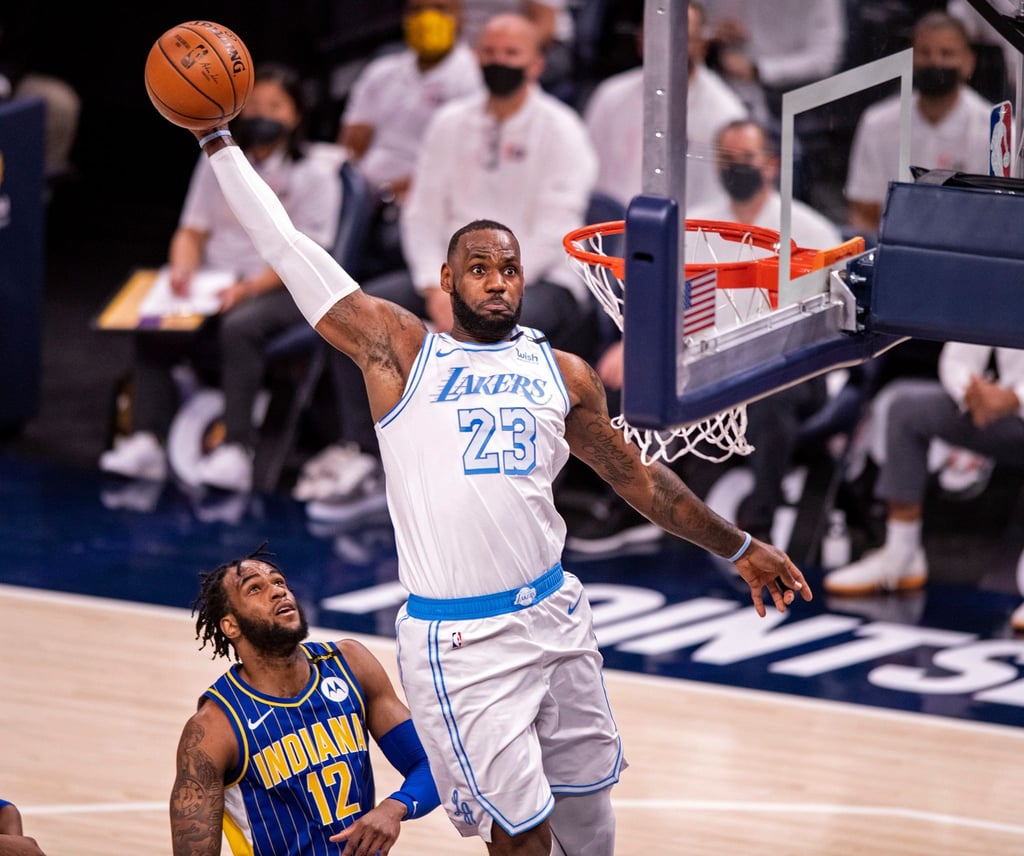 Lakers-Superstar LeBron James stand nach einer überstandenen Knöchelverletzung wieder auf dem Parkett.