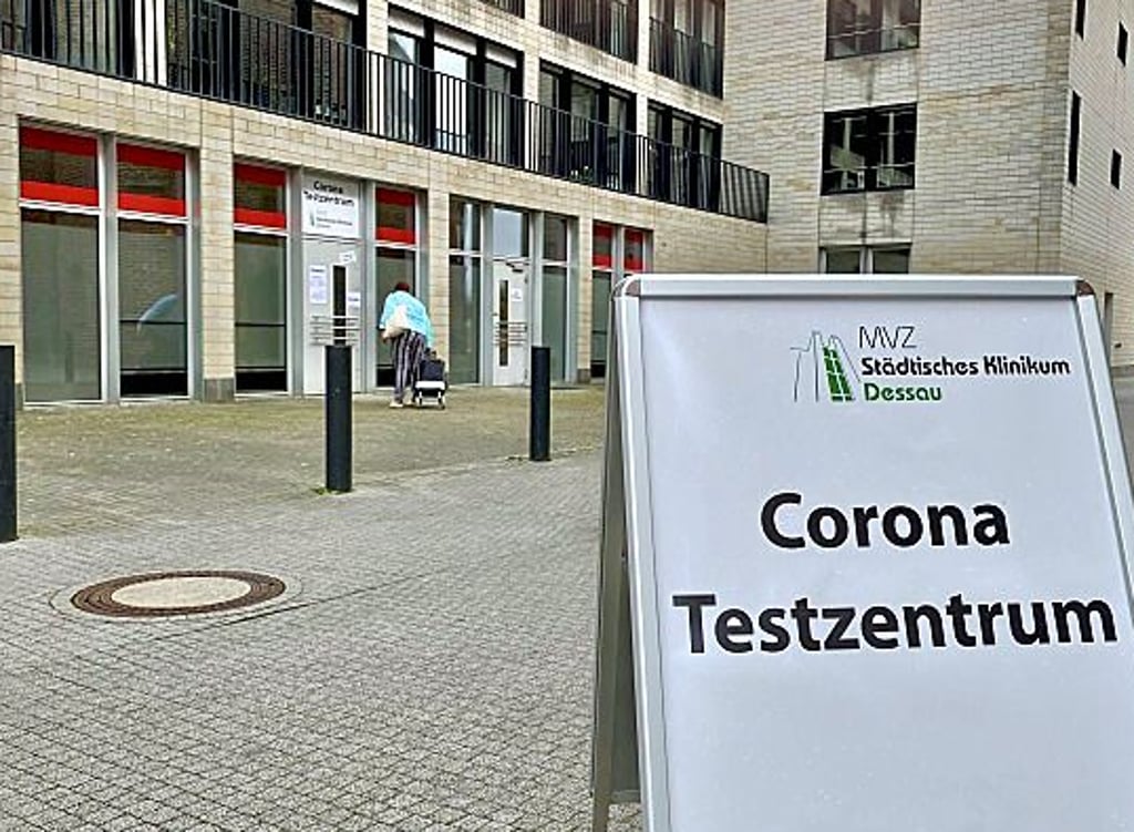 Testzentrum in Dessau