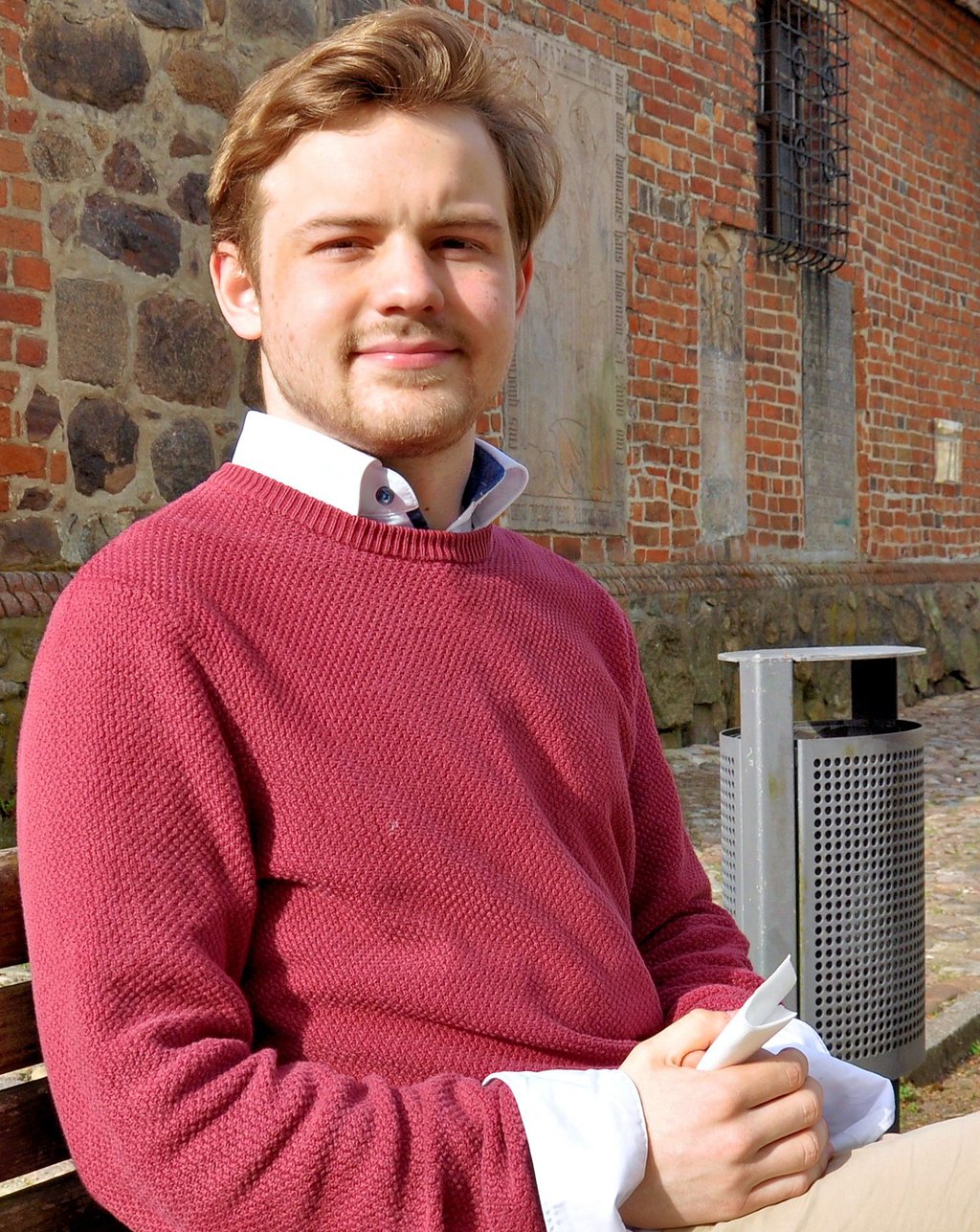 Jim Christiansen-Weniger (20) möchte in den Landtag.