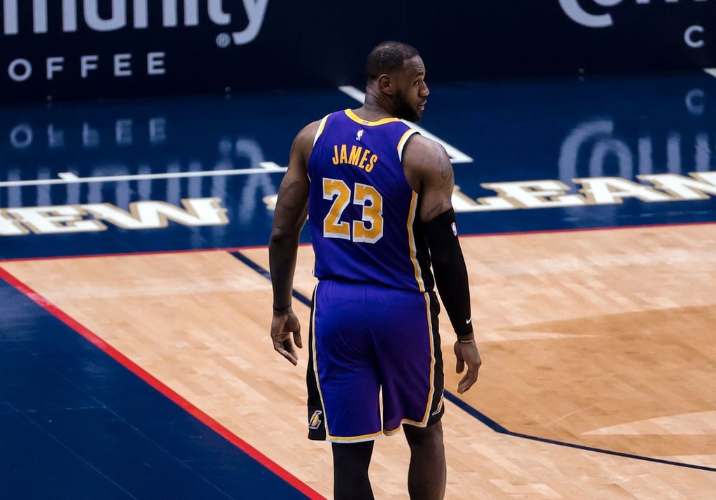 Lakers-Superstar LeBron James erzielte gegen die New Orleans Pelicans nur 25 Punkte.