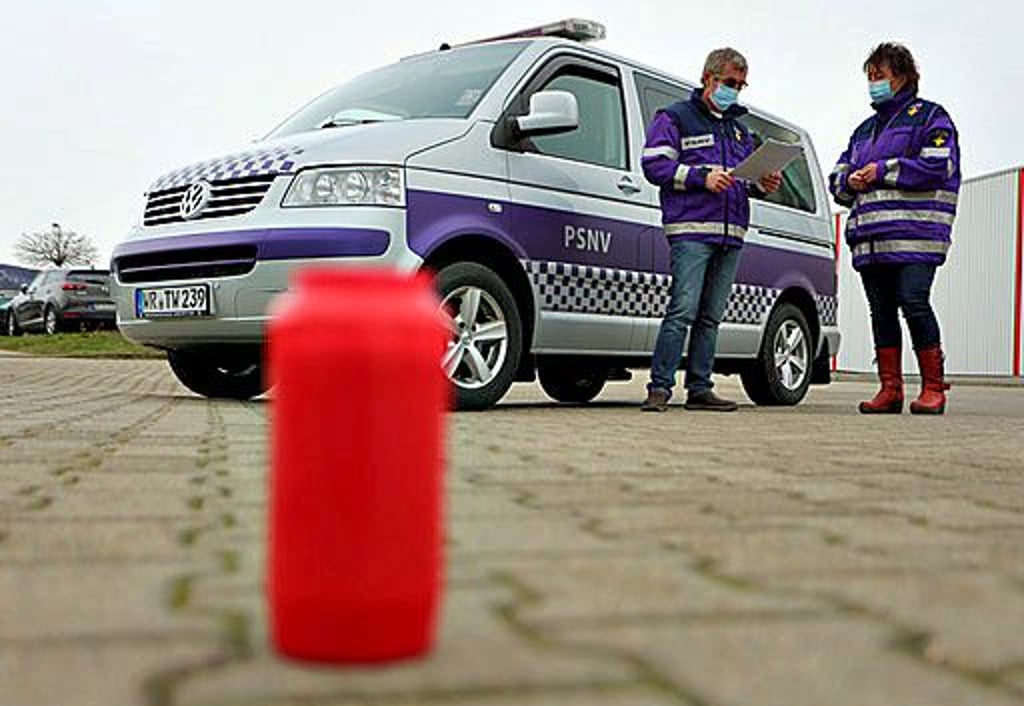 Ehrenamtliche des Kriseninterventionsteams waren am Sonnabend, 15. Mai im Einsatz beim Unfall bei Hasselfelde.