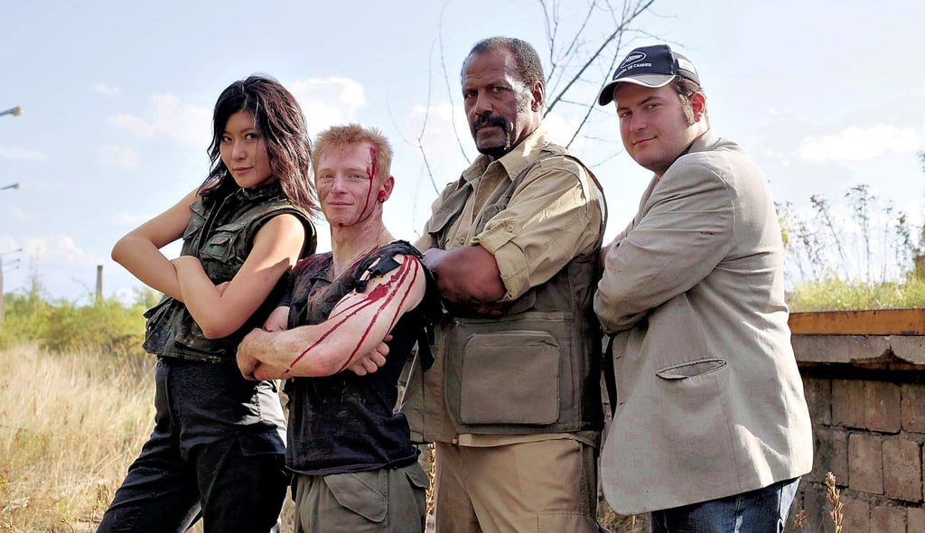 Im Actionfilm „Atomic Eden“ des Schadelebener Filmemachers Nico Sentner (rechts) wirkten Stars wie Hazuki Kato, Mike Möller und Fred Williamson, bekannt aus „From Dusk Till Dawn“, mit.