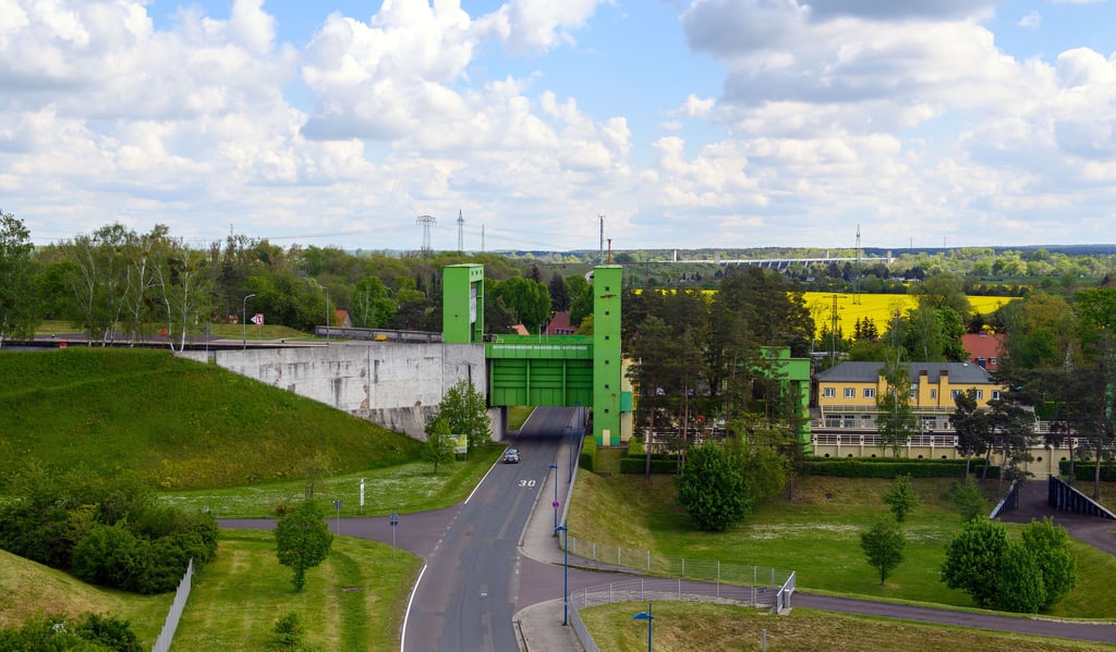 Das Schiffshebewerk Magdeburg-Rothensee soll Weltkulturerbe werden.