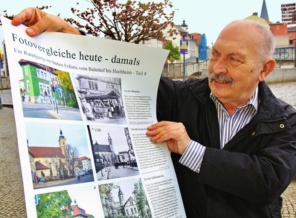 Der Bernburger Lothar Semlin stellt derzeit in seiner Heimatstadt Erfurt aus.