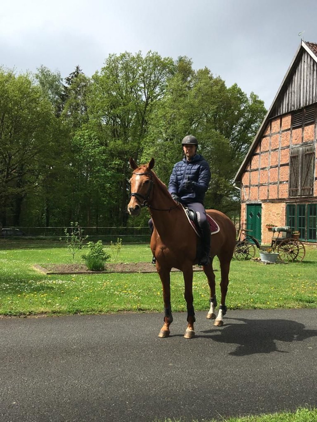 Jens Kampe vom RFV Kunrau absolvierte eine 10,6 Kilometer lange Runde innerhalb der KSB-Aktion.