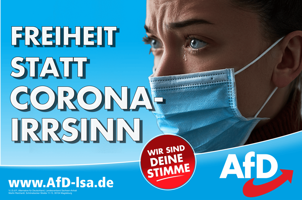 Die AfD arbeitet mit der Gegenüberstellung von positiv und negativ besetzten Begriffen.