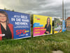 Bei Wind und Wetter sollen Wahlplakate, hier eine Auswahl aus Halberstadt, den Bürgern die Inhalte von Parteien näherbringen – und im besten Falle Stimmen für diese generieren. 
