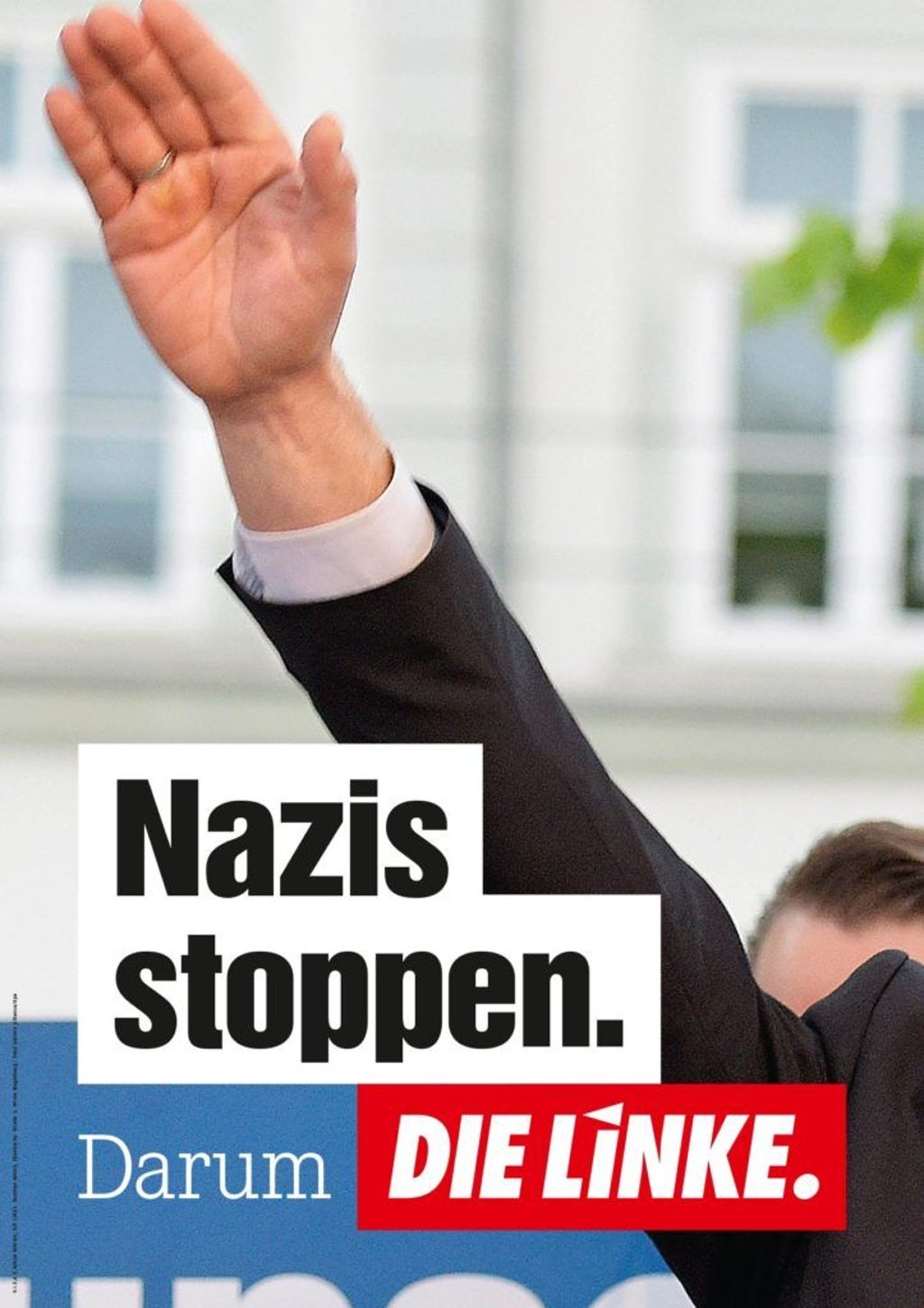 Die Linke attackiert den politischen Gegner.