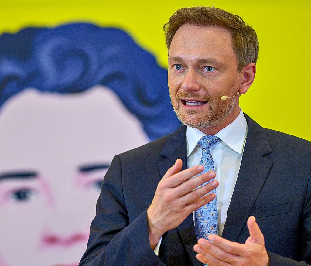 Christian Lindner in Magdeburg.