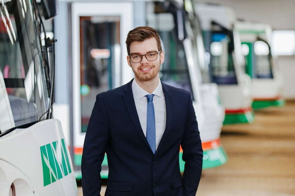 Tim Stein, Sprecher der Magdeburger Verkehrsbetriebe.