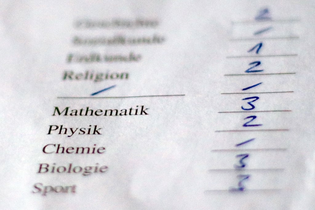 Mit solch einem Zeugnis wäre der Übergang auf die Realschule kein Problem.