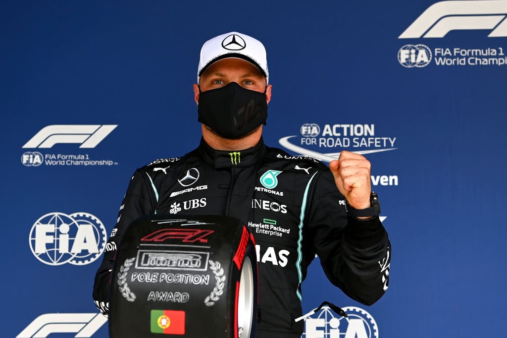 Hamilton-Teamkollege Valtteri Bottas sicherte sich beim Großen Preis von Portugal die Pole.