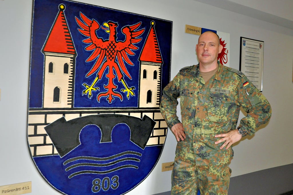Oberstleutnant Stephan Meister war drei Jahre stellvertretender Kommandeur des Panzerpionierbataillons 803 in Havelberg. Jetzt ist er zum Kommando Heer nach Strausberg gewechselt.
