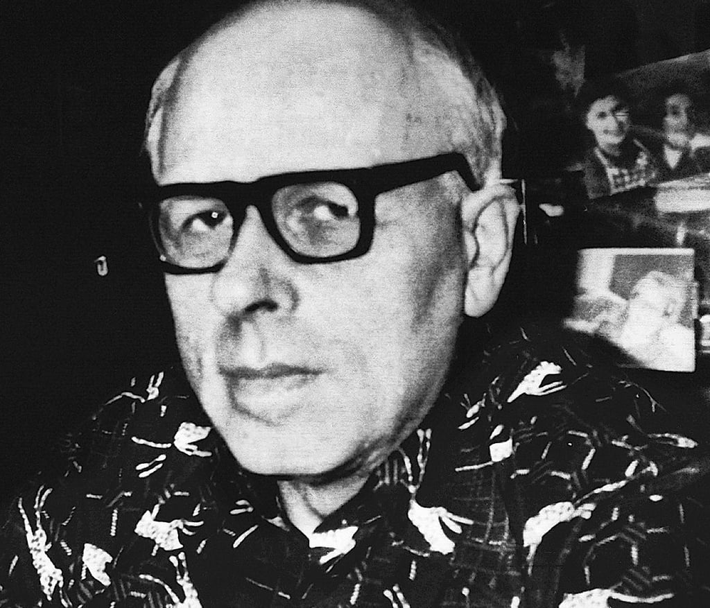 Andrej Sacharow im Februar 1980 in seiner Wohnung in Gorki (Nischni Nowgorod) während seiner Verbannung.