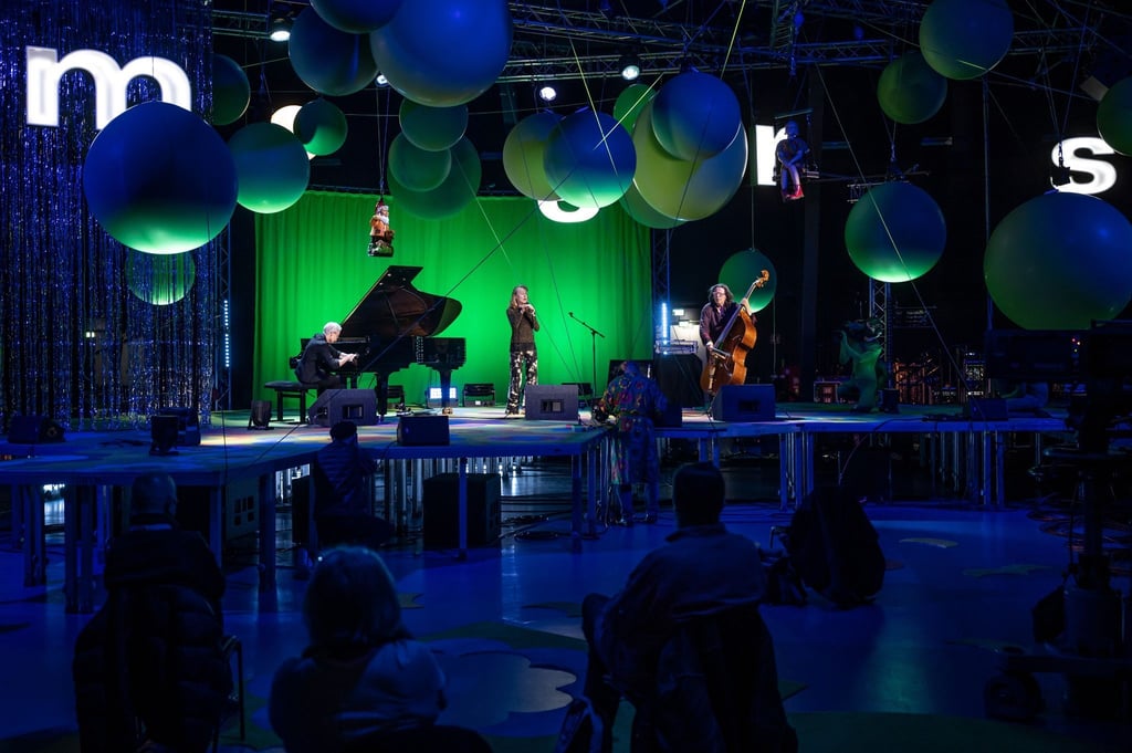 Eine der Bühnen beim Jazzfestival in Moers.