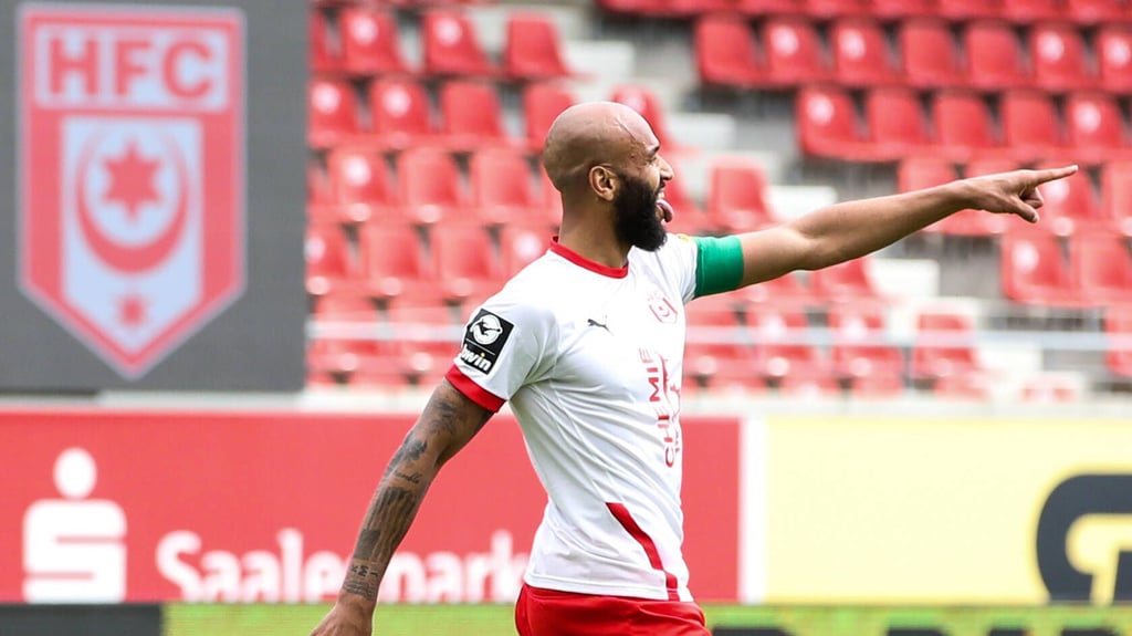 Terrence Boyd trifft und trifft und trifft für den Halleschen FC.