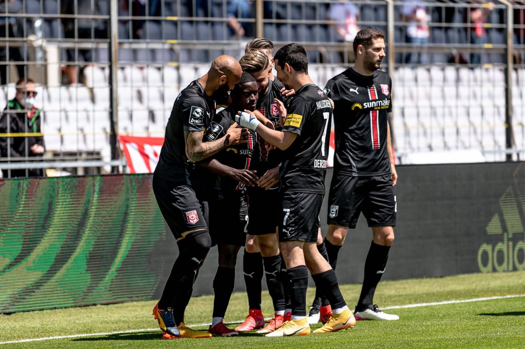 Der HFC konnte am Saisonende dann doch noch jubeln.
