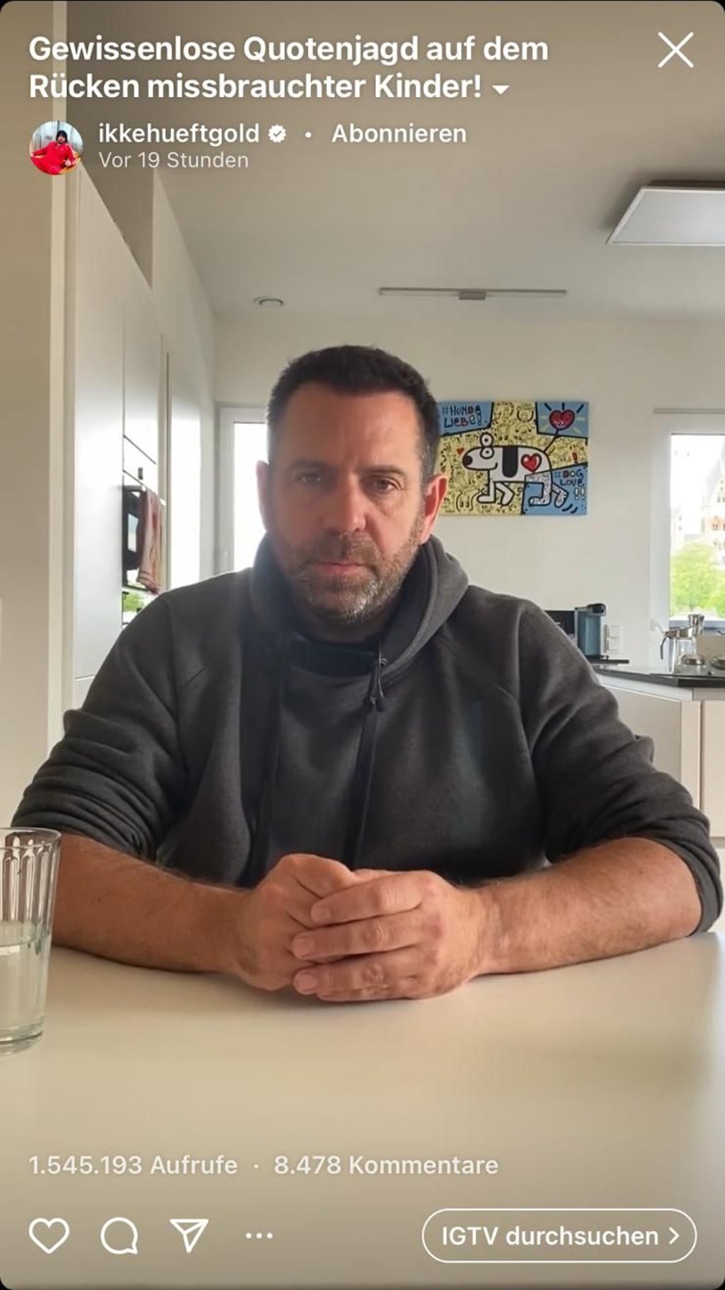 Instagram-Video zum Sat.1-Skandal