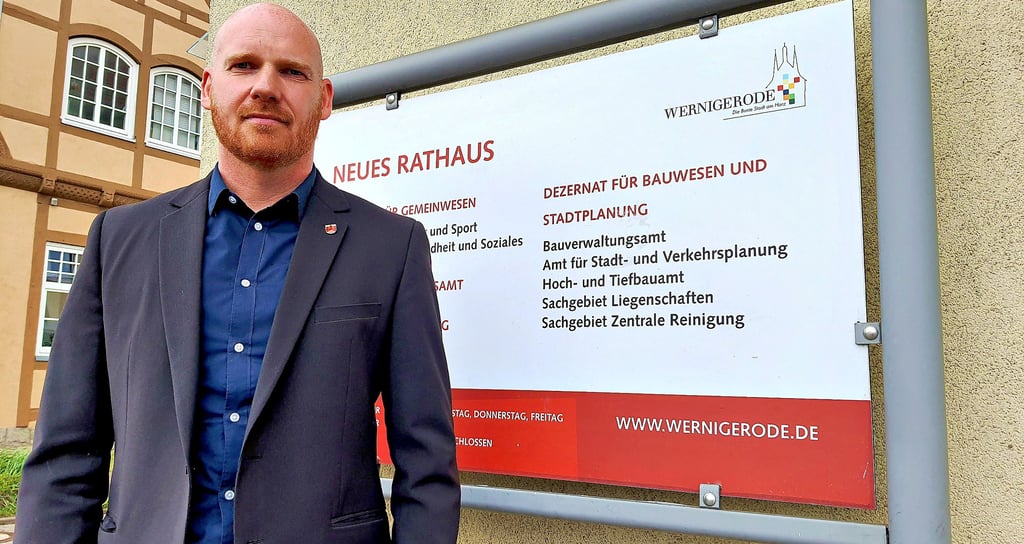 IImmo Kramer will als beuer Dezernent für Stadtentwicklung Wernigerode weiter voranbringen.
