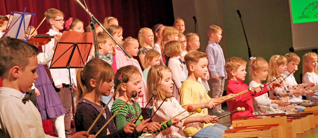 Nach intensiven Proben zeigten die Musikschüler bei Konzerten wie jenem zum Jubiläum 60 Jahre Musikschule „Gottfried Kirchhoff“ ihr Können.