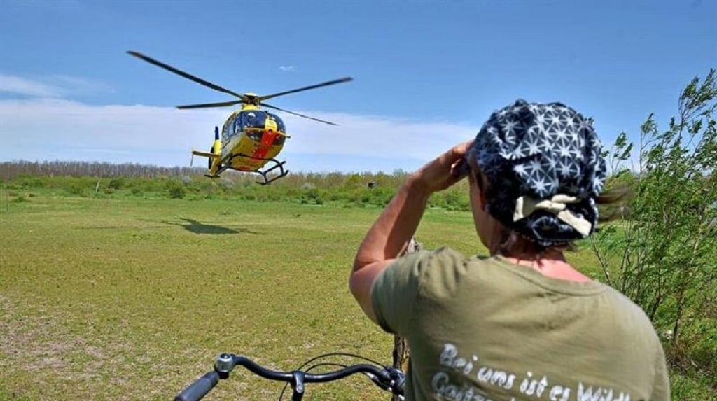 Der Anflug des Hubschraubers wurde auch von Leuten des BUND beobachtet - von dort kam ebenso Hilfe.
