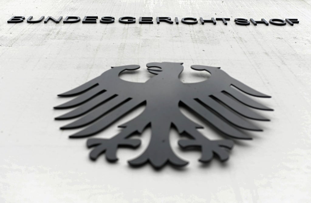 Ein Bundesadler mit dem Schriftzug Bundesgerichtshof.