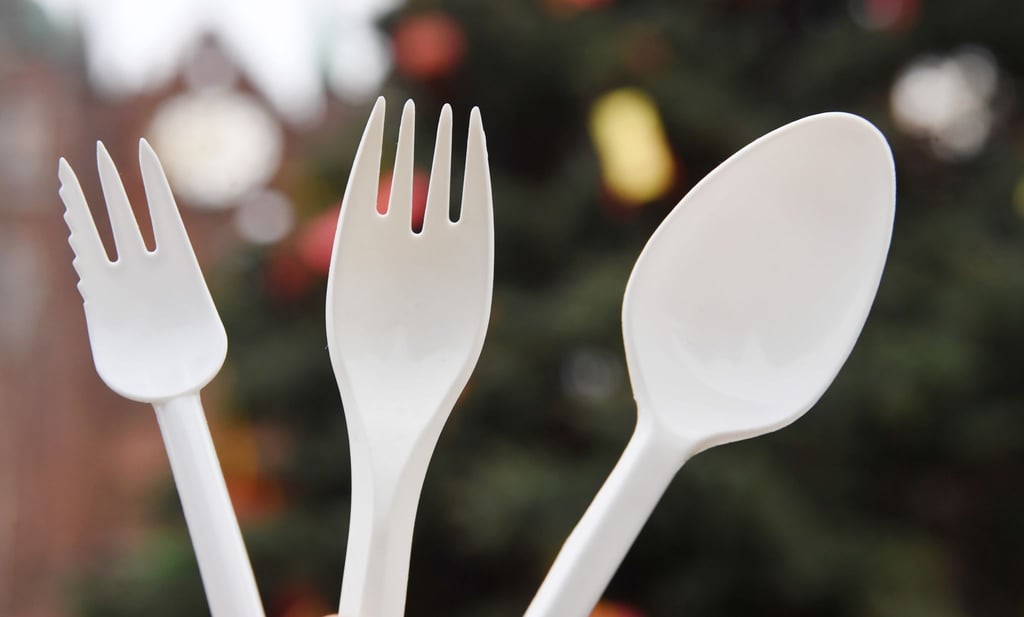 Plastikgeschirr wird Anfang Juli verboten, doch auch Alternativen wie Bambusgabeln oder Schüsseln aus Pressfasern sind nach einer Untersuchung von Verbraucherschützern teils problematisch.