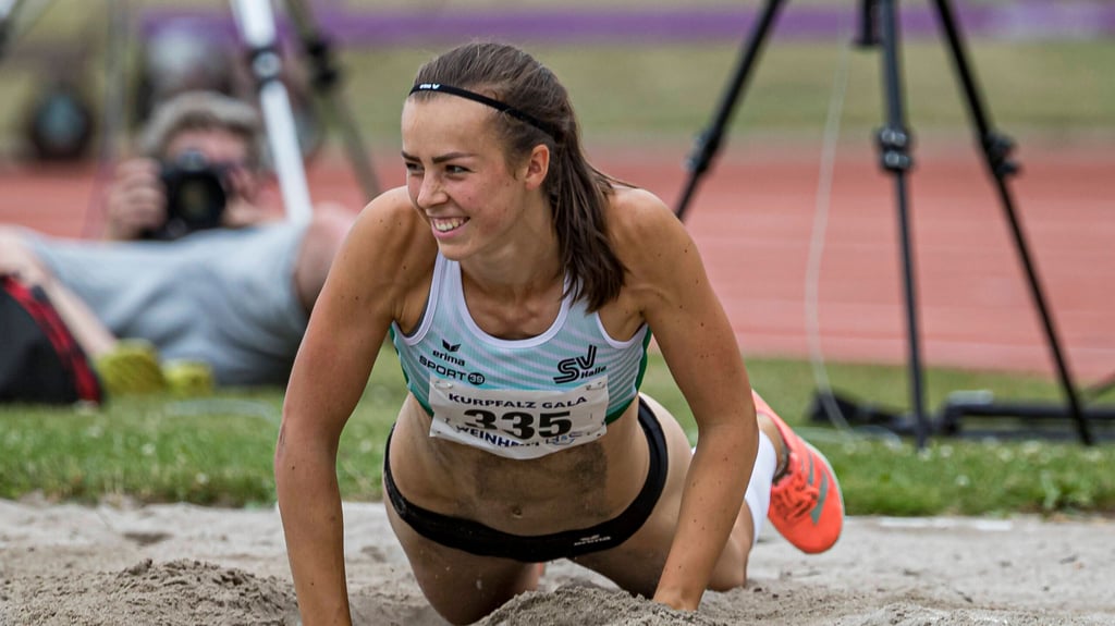 Halles Siebenkampf-Talemt Lucie Kienast geht beim Meeting in Götzis an den Start.