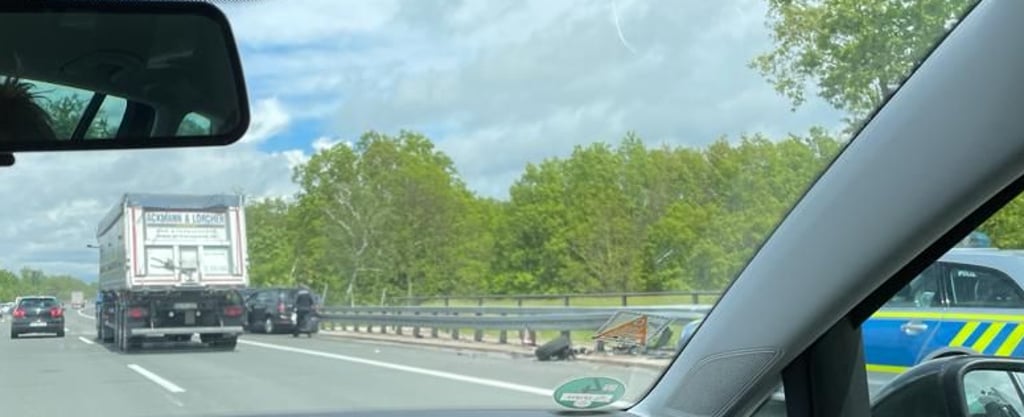 Unfall auf der A9 bei Dessau