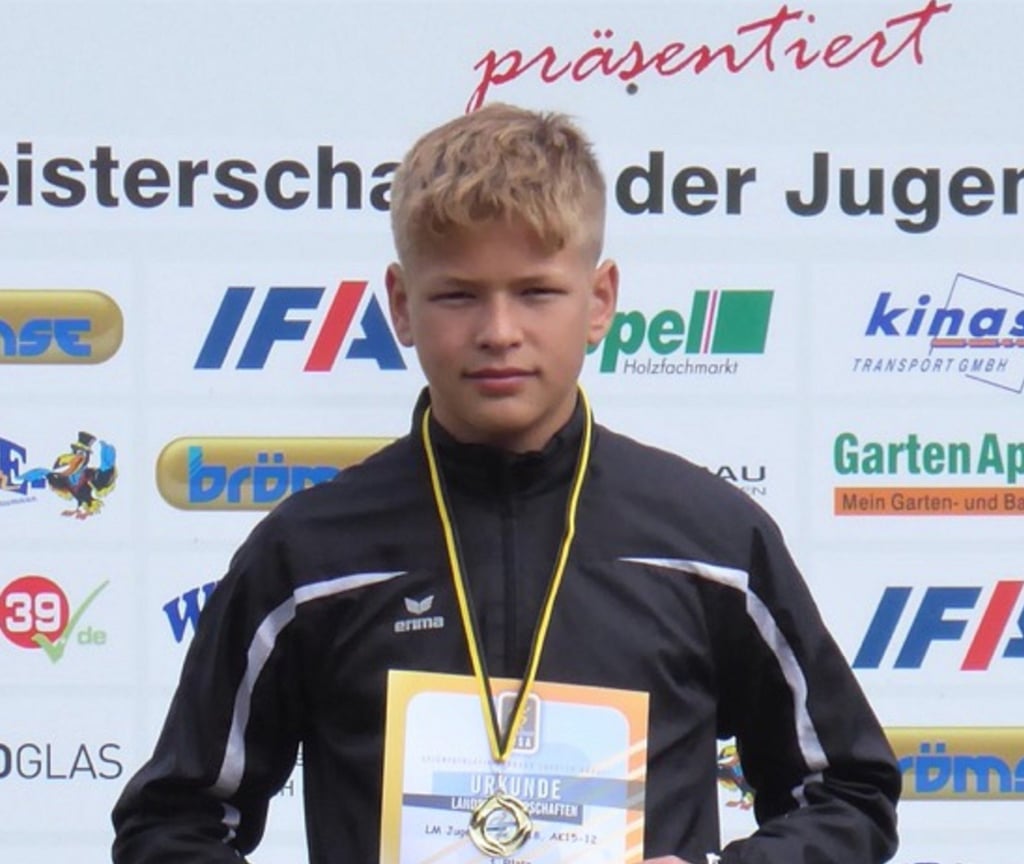 Jonathan Toppel lief bei seinem ersten Wettkampf auf Anhieb zum Sieg.
