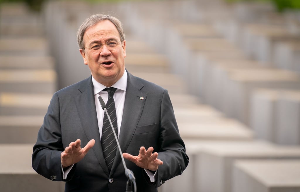 Armin Laschet (CDU), Kanzlerkandidat und Ministerpräsident von Nordrhein-Westfalen.