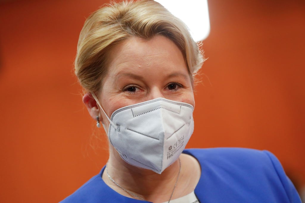 Franziska Giffey (SPD), Bundesfamilienministerin.