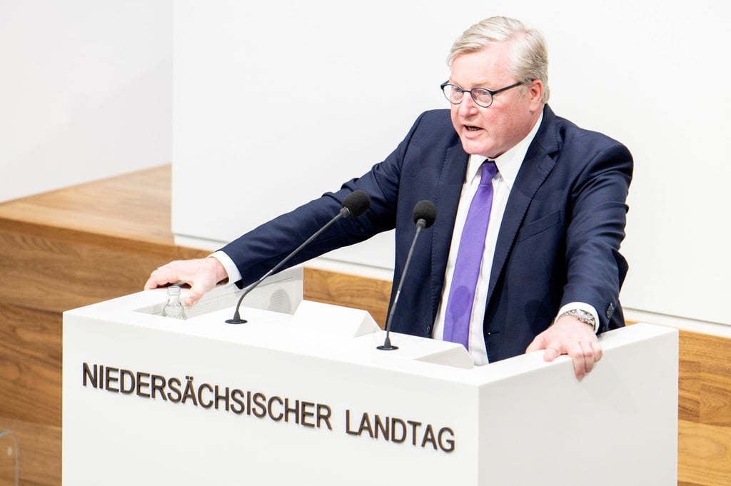 Bernd Althusmann (CDU), Wirtschaftsminister in Niedersachsen, spricht.