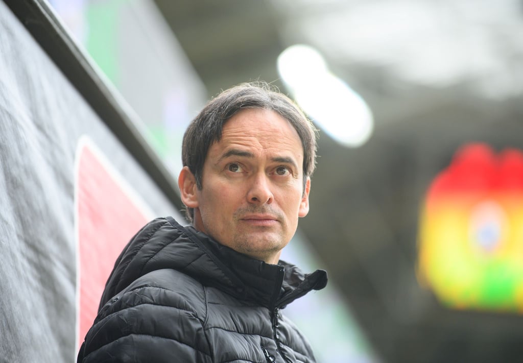 Halles Trainer Florian Schnorrenberg.