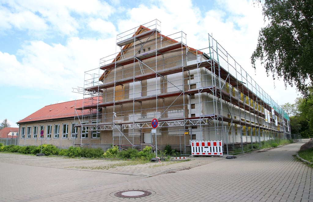 Die Arbeiten an der Sekundarschule V werden wohl erst zum Schuljahr 2022/23 abgeschlossen sein.