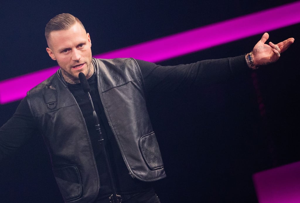 Kontra K bei der Verleihung der 1Live-Krone in Bochum 2019.