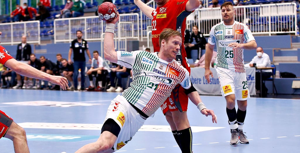 Magnus Gullerud freut sich nach dem Sieg in Essen auf das Duell bei seinem Ex-Club Minden.