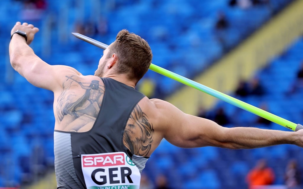 Speerwerfer Johannes Vetter warf bei der Team-EM in Polen über 96 Meter.