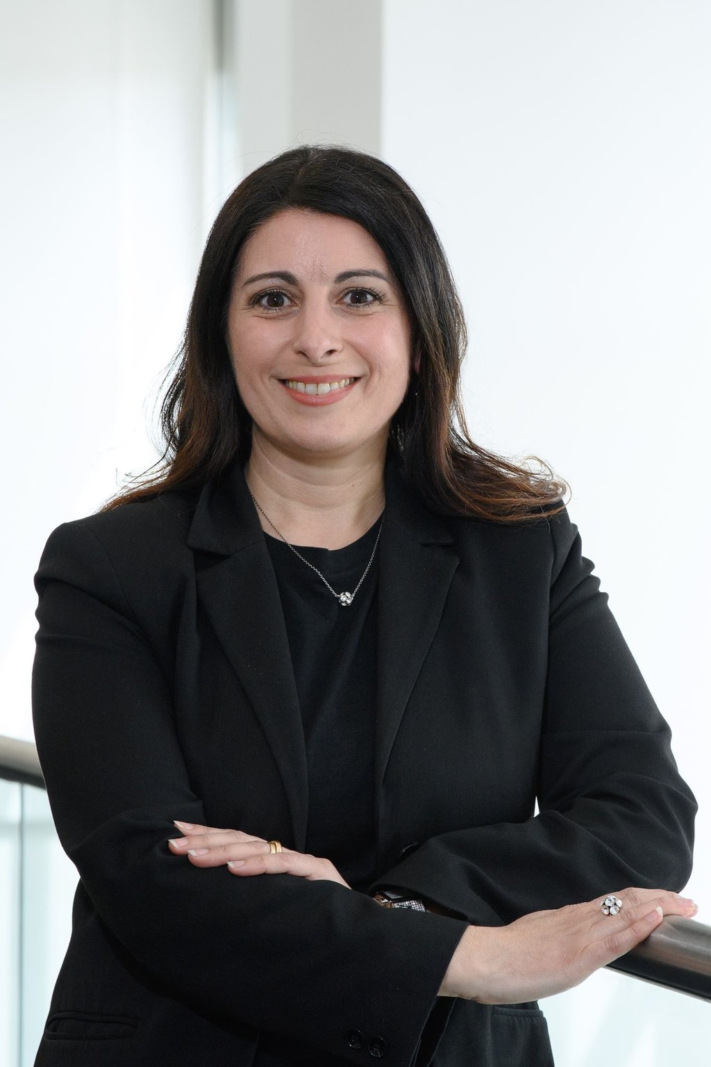 Daniela Cavallo, Vorsitzende des Gesamt- und Konzernbetriebsrats der Volkswagen AG, lächelt.