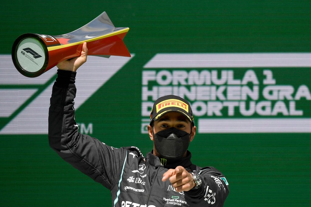 Portugal-Sieger Lewis Hamilton hatte bei Mercedes zuletzt nur einen Einjahresvertrag unterschrieben.