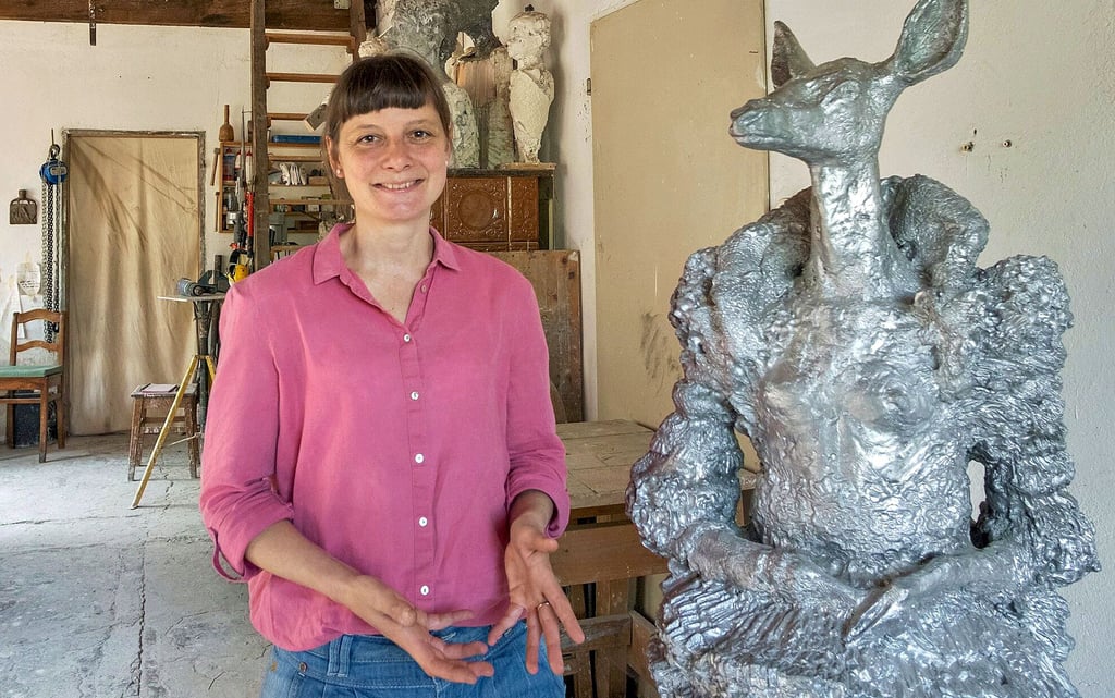 Dieses Foto von Julia Schleicher enstand im April vergangenen Jahres in ihrem Atelier in Halle.