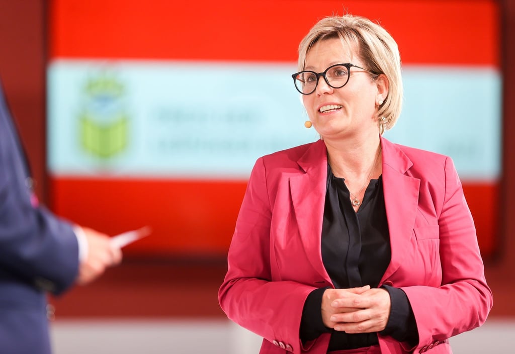 Barbara Klepsch (CDU), Staatsministerin für Kultur und Tourismus von Sachsen, spricht.