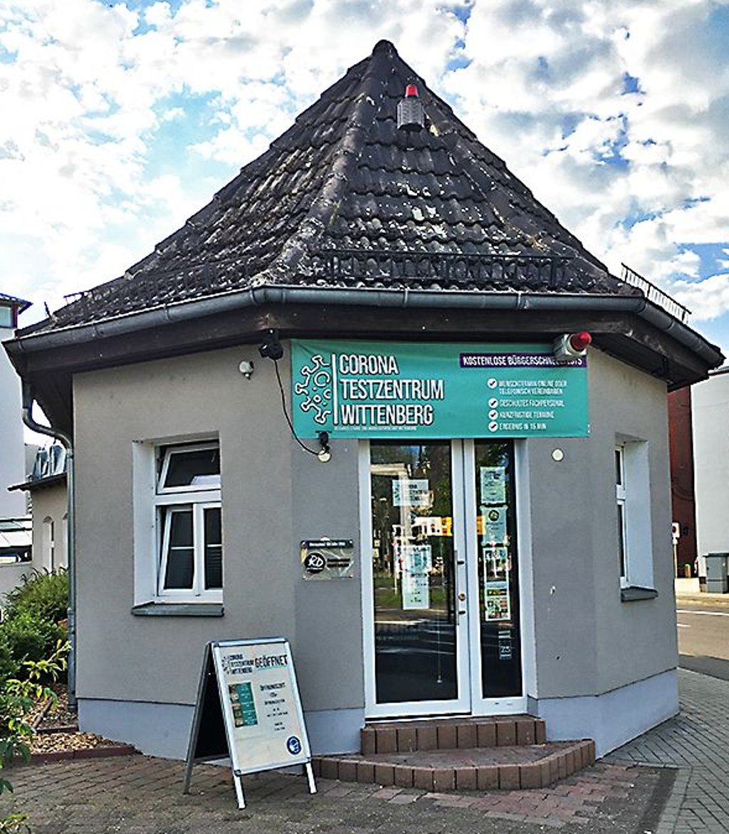 Testzentrum nahe Amtsgericht