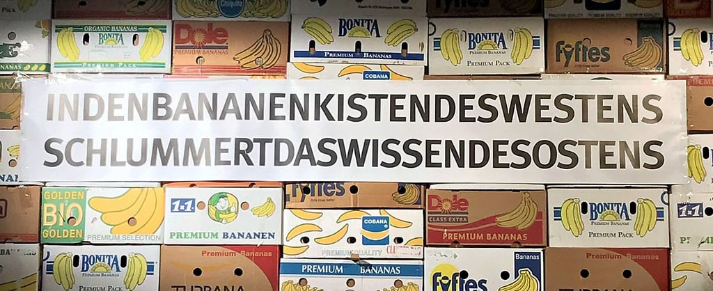 „In den Bananenkisten des Westens schlummert das Wissen des Ostens.“