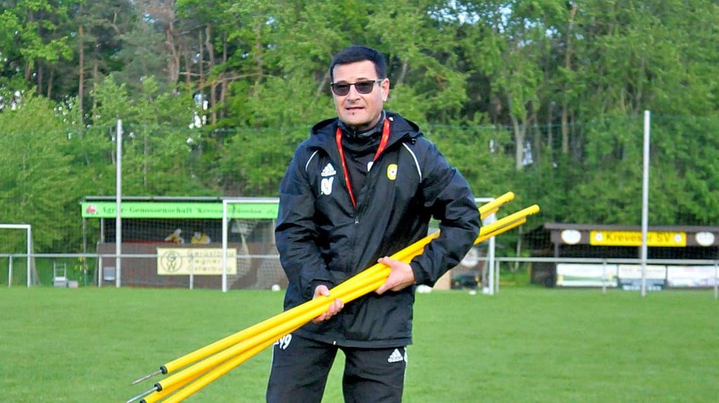 Kreveses Coach Holm Hansens freute sich, dass es mit dem Training wieder langsam losgeht.