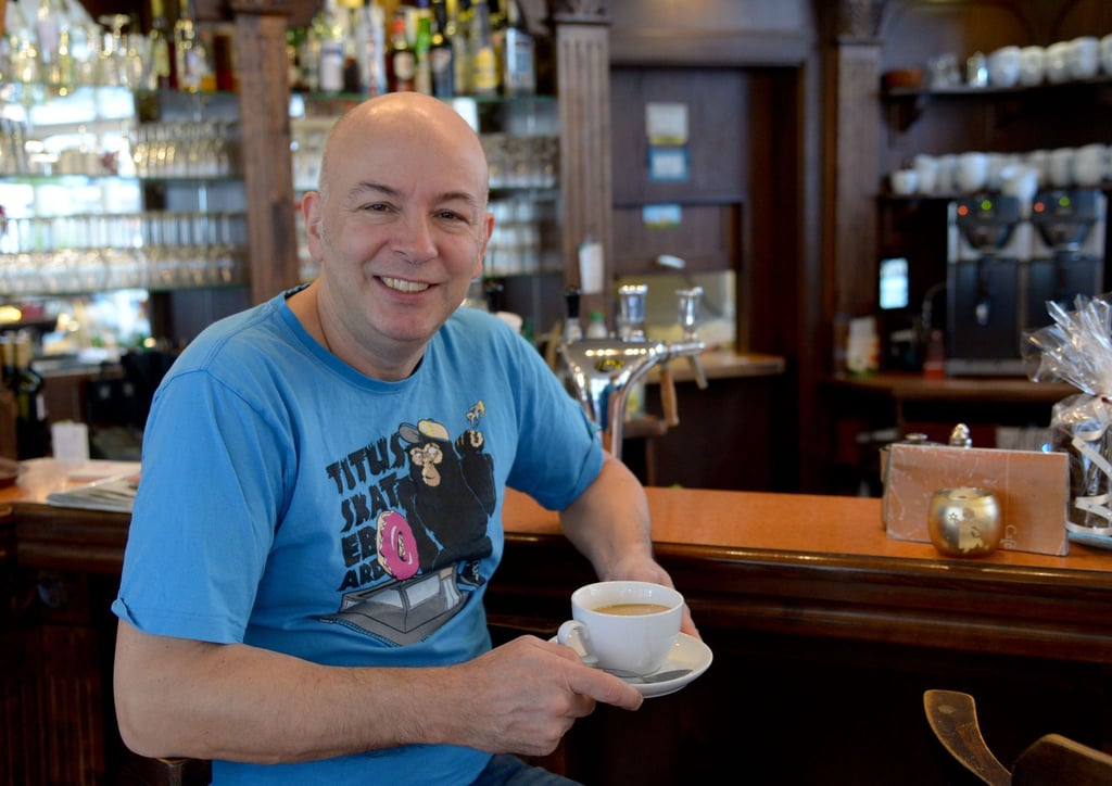 Der Besitzer des Cafe "K", Ralf Schnoor.