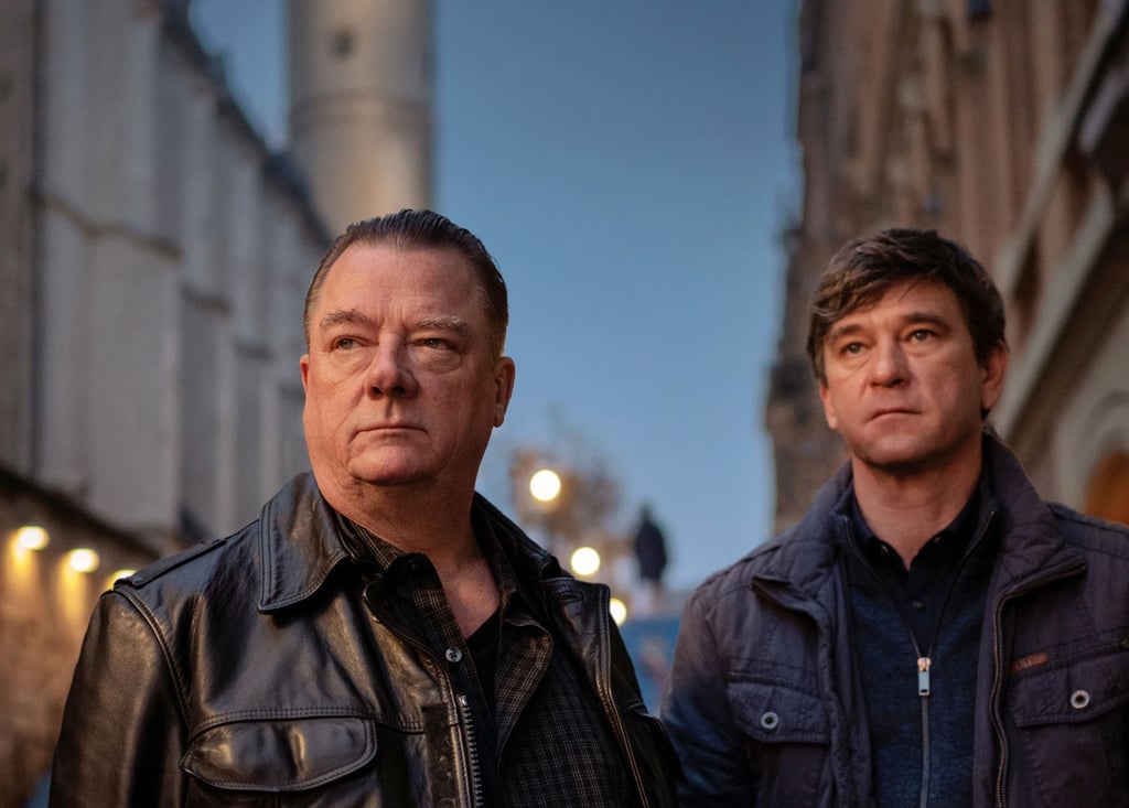 Kommissar Henry Koitzsch (Peter Kurth) und Kommissar Michael Lehmann (Peter Schneider) vom Polizeiruf 110 aus Halle