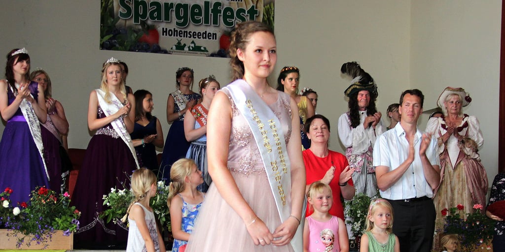 Spargelkönigin Enola-Helen aus Parchen wurde als letzte Königin gekrönt.