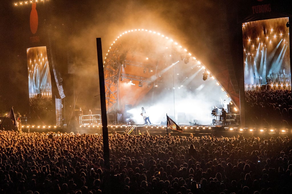 Menschenmassen beim Roskilde Festival 2018.